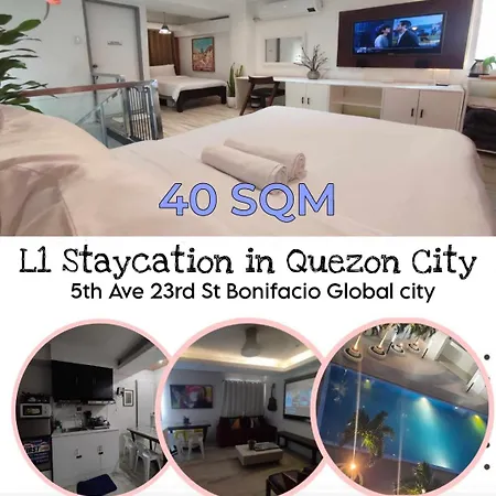 L1 Twin Bed Staycation In Bonifacio Global City 6